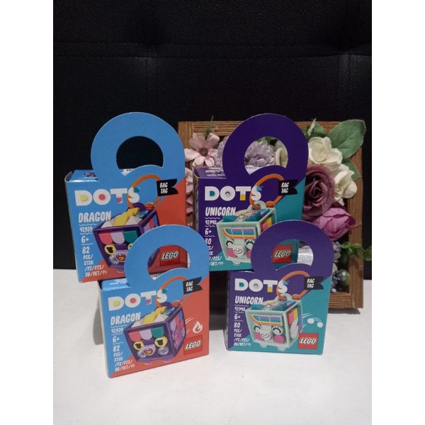 Lego DOTS Bag Tag (Unicorn / Dragon)