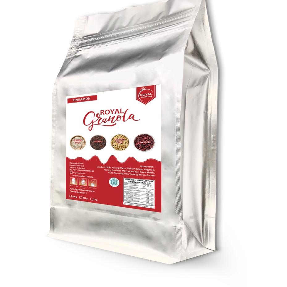 

֍ ROYAL Granola 400 Gr CINNAMON ➳