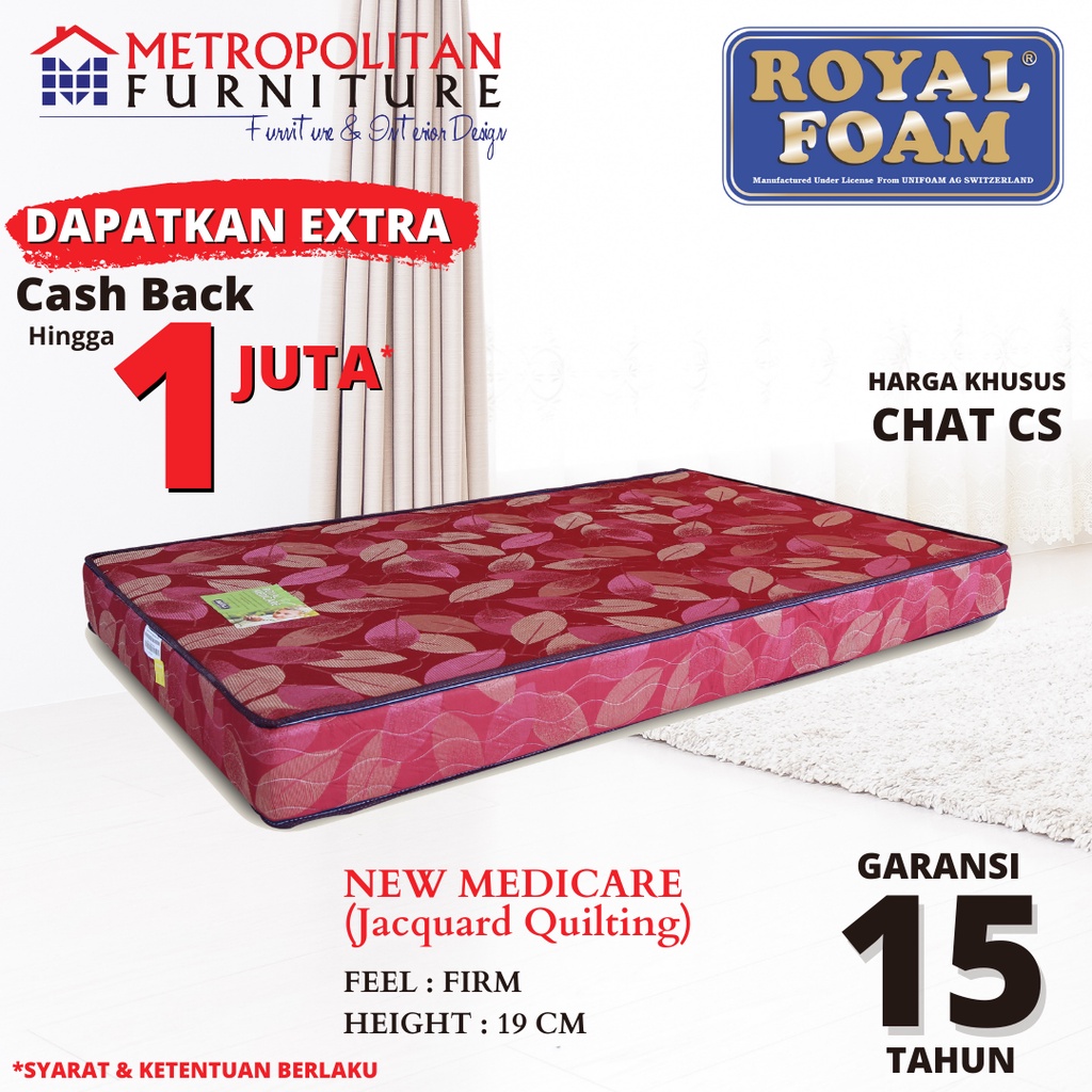 Kasur Busa Royal Foam (NEW Medicare)