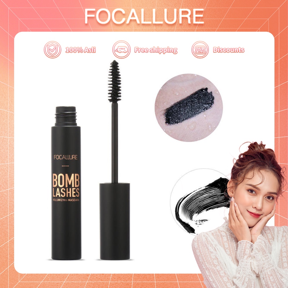 FOCALLURE Bomb Lashes Mascara-Kosmetik Mata Untuk Mata Maskara Waterproof Brown Mascara