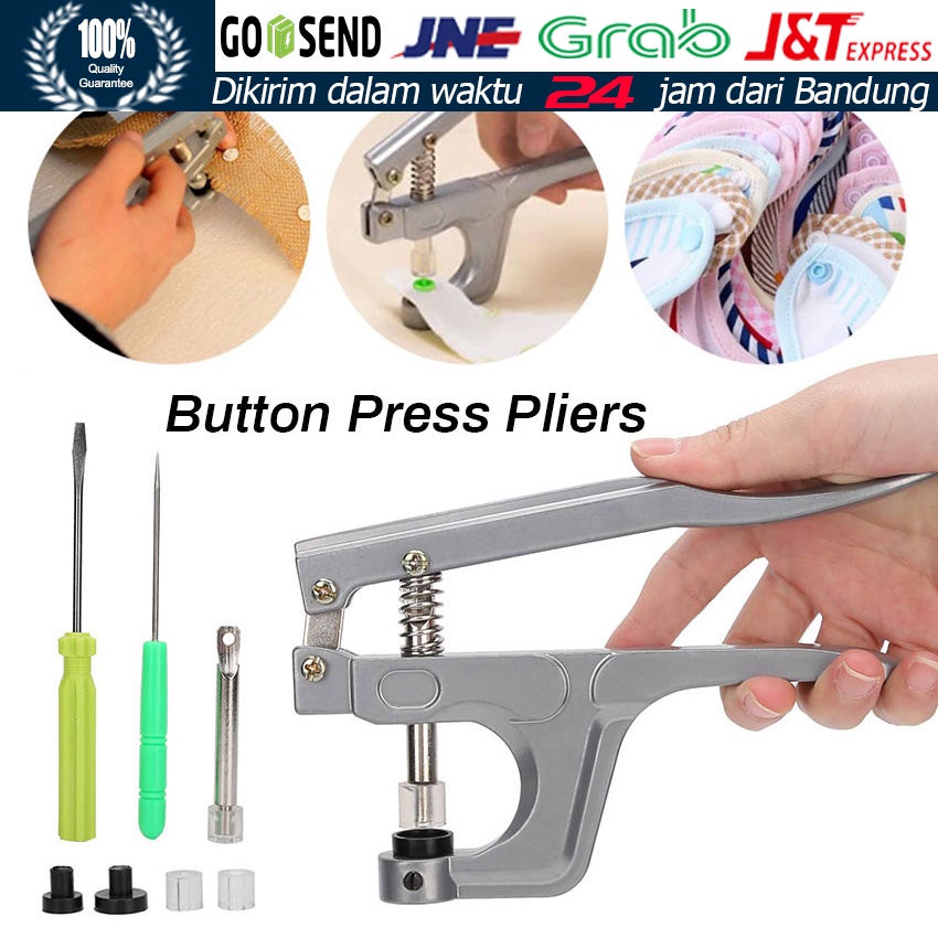 Plier Plastic Snap Button Alat Pasang Kancing Jepret Alat Pasang Tang Press Kancing Snap Utk Tas Dom