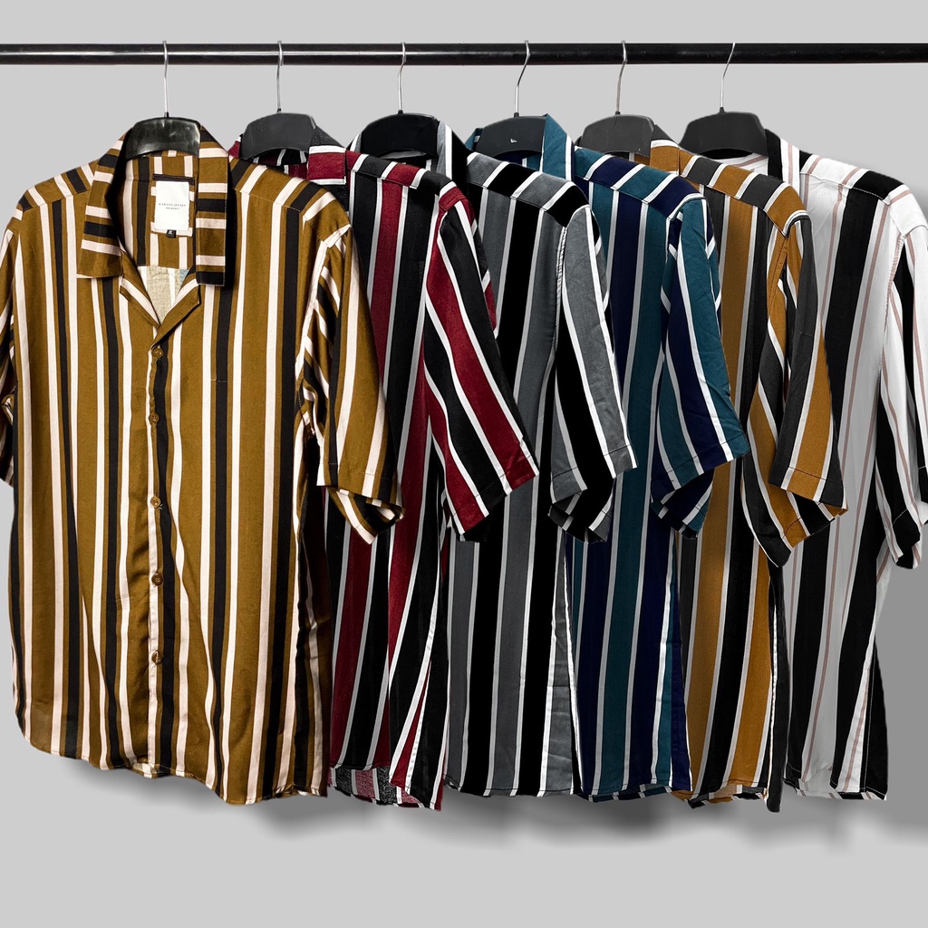 “ VOLUME 1 ” STRIPE SHIRT / KEMEJA STRIPE