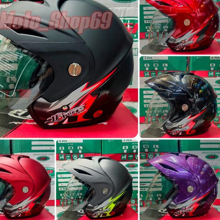Kekinian  HELM TGP JP5 Ukuran XL fit XXL-Helm SNI-Helm Dewasa -Helm Cewek -Cowok-Helm Besar  ✔