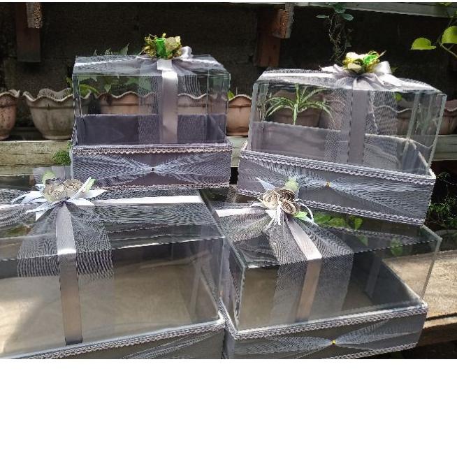 

COD✔️✔️BOX KOTAK SESERAHAN HANTARAN MIKA PERNIKAHAN LAMARAN PARSEL BINGKISAN 1 SET ISI 4 BOX