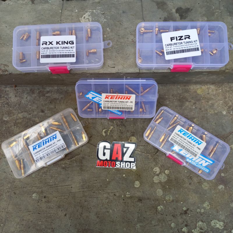 Spuyer Karburator PE PWK PJ MJ FizR Rx King Tunning KIT 20pcs Repair Kit Karbu Pilot Jet Main Jet Karbu PE PWK FIZ R F1zR