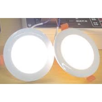 Lampu Downlight LED Panel White Putih Warm White Kuning 5w 7w 9w 12w 15w 18w Bulat Inbow 5 7 9 12 15 18 w watt