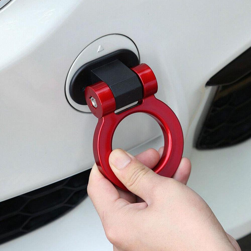 POPULAR Cincin Mobil Universal Derek Kait Mobil Styling Belakang Depan Trailer Simulasi Mobil Auto Tow Trailer Hook