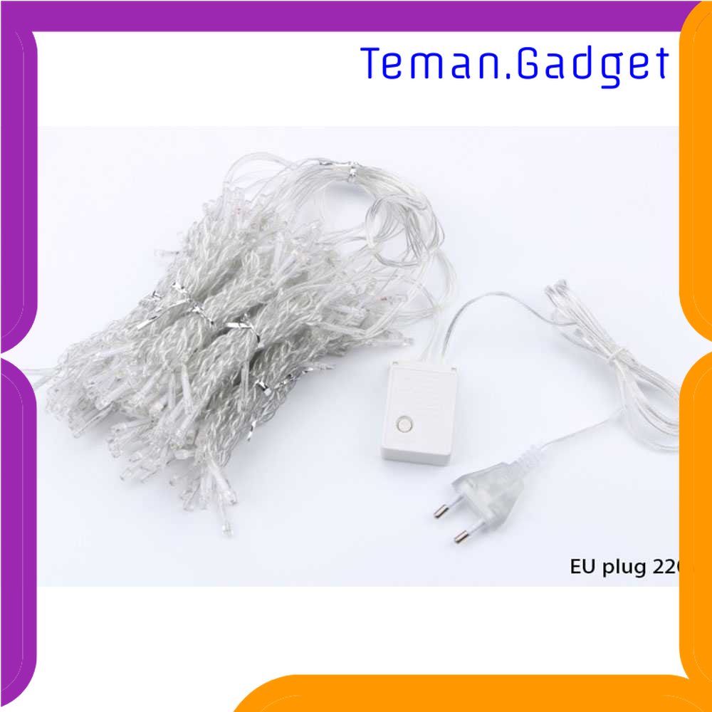 TG-LMP TaffLED Lampu Hias Gorden String Lights Wedding Decoration 3x3 Meter - 300L