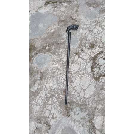 tongkat jalan kayu galih kelor+pisau 110cm