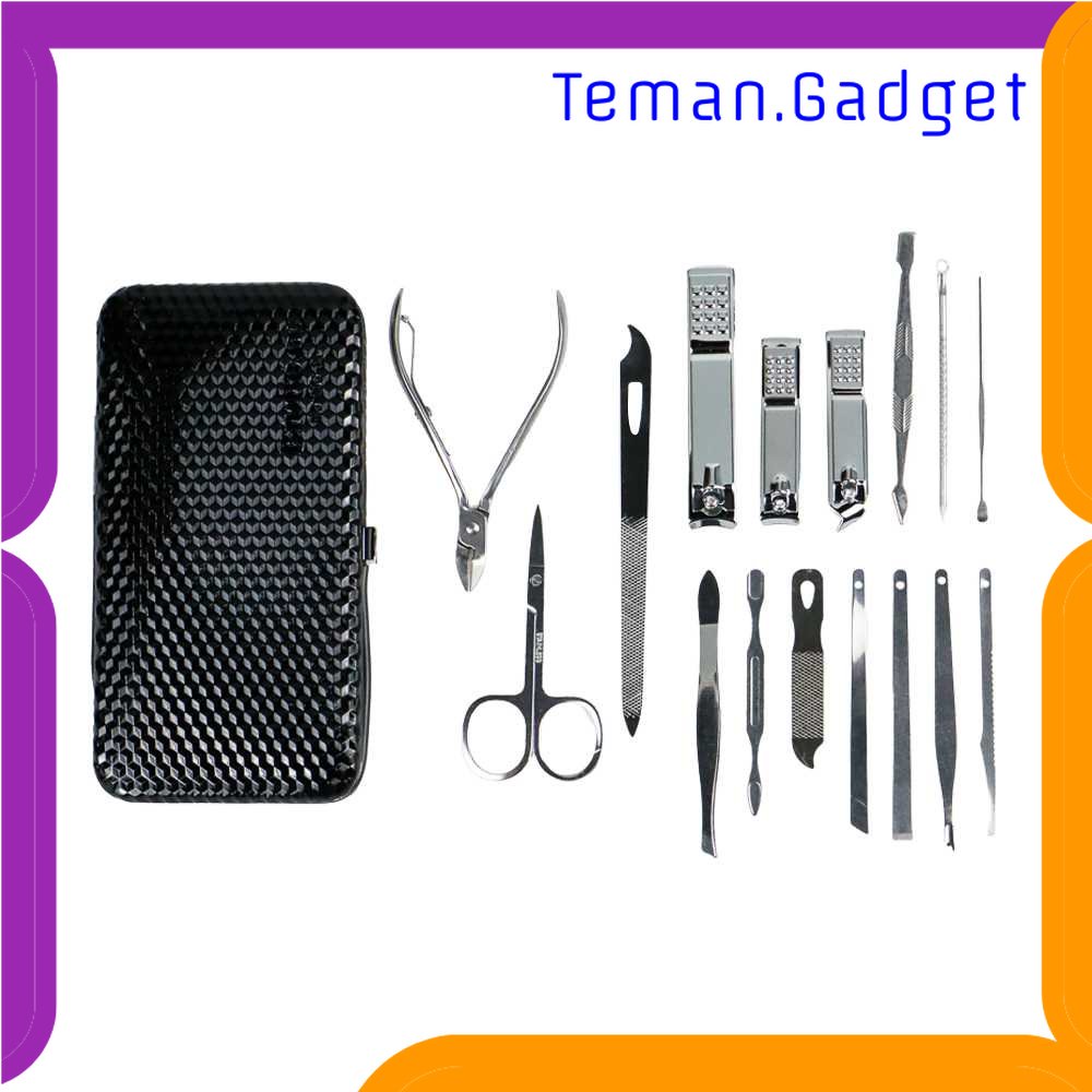 TG - PRW Set Perawatan Kuku Nail Art Manicure Pedicure 16 in 1 - MJ1096-01