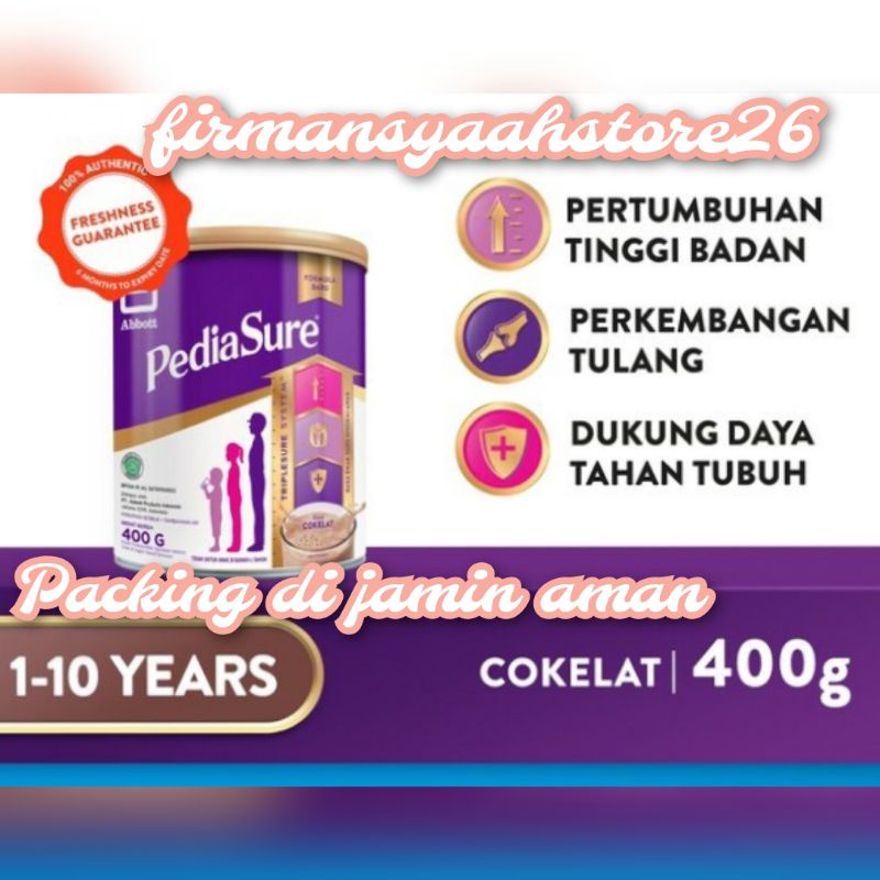 

Pediasure coklat can 400g (exp diatas jan 2024)