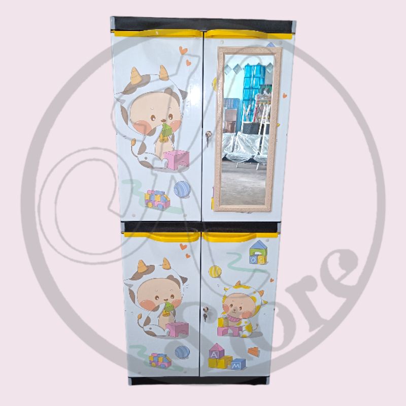 Lemari Miami Orlando Plus Kaca