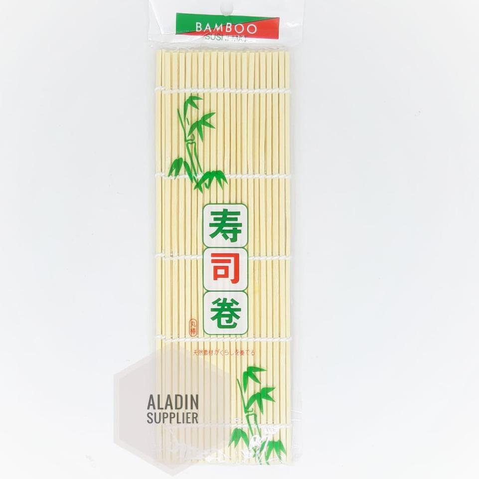 

SALE TERBAIK Tikar Bambu Alas Gulung/Penggulung Sushi/Roller Mat Bamboo