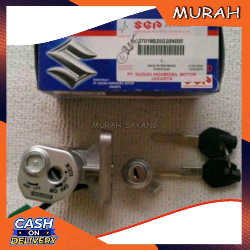 Kunci kontak plus sadel Suzuki Shogun 125 SP tahun 2006 ke bawah - Smash New - Shogun 125 R Original
