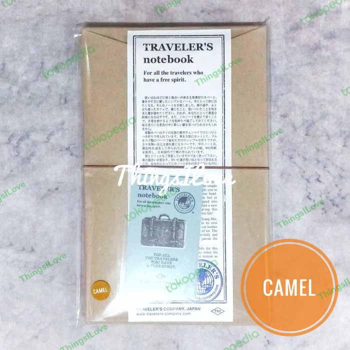 

Terlaris Midori Traveler'S Notebook Regular Size - Camel - Authentic