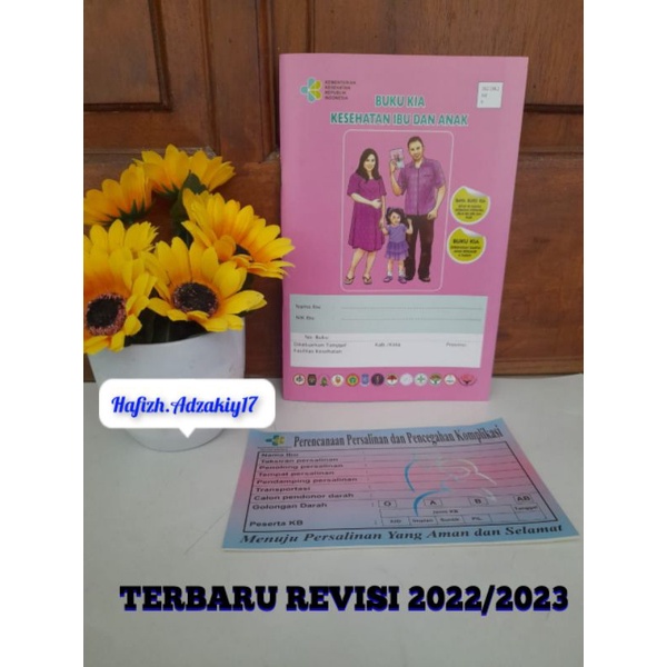 Buku KIA TERBARU REVISI 2022/2023 KIA BIDAN (ibu & anak) FREE stiker p4k