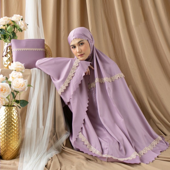 Mukena Sutra Silk Mewah Premium New Model - 1