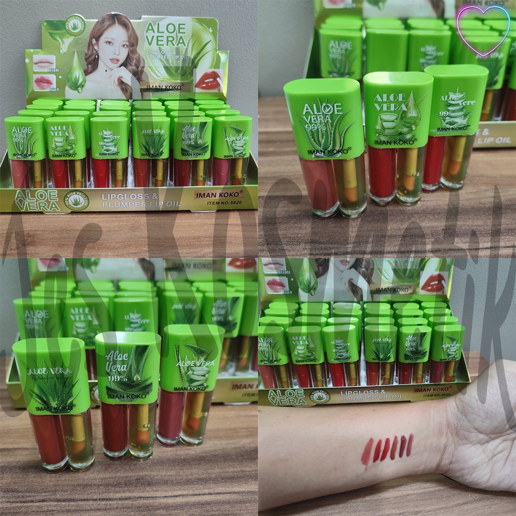 [LUSINAN] Iman Koko Lipcream Lipgloss / Grosir Kosmetik