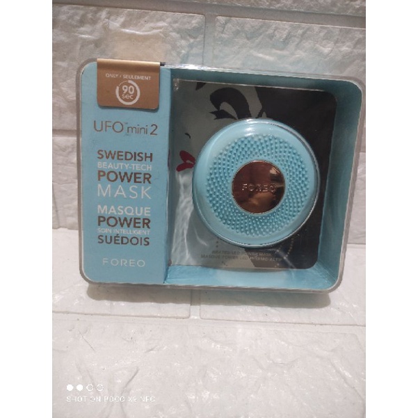 FOREO UFO mini facial device with heating  led light  therapy