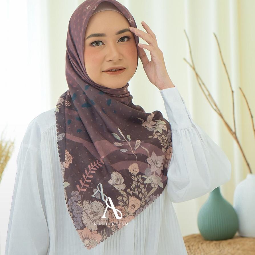 ➦ KERUDUNG SEGI EMPAT MOTIF VOAL ULTRAFINE PREMIUM LASERCUT AUTHENTISM KALEENA SERIES ☝
