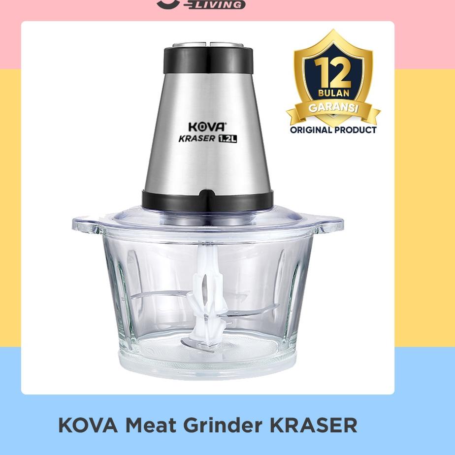 ▲ Goto Kova Meat Grinder Kraser 3L Blender Food Chopper Penggiling Daging Sayur ⅎ