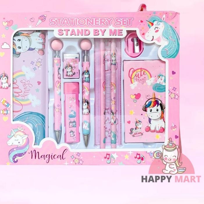 

COD tempat pensil set pensil mekanik unicorn / pony / frozen 