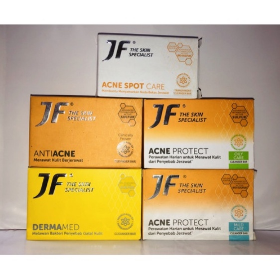 JF Sulfur Sabun Jf Sulfur Bar Soap Anti acne / Dermamed / Acne Spot Care (Sabun Batang)
