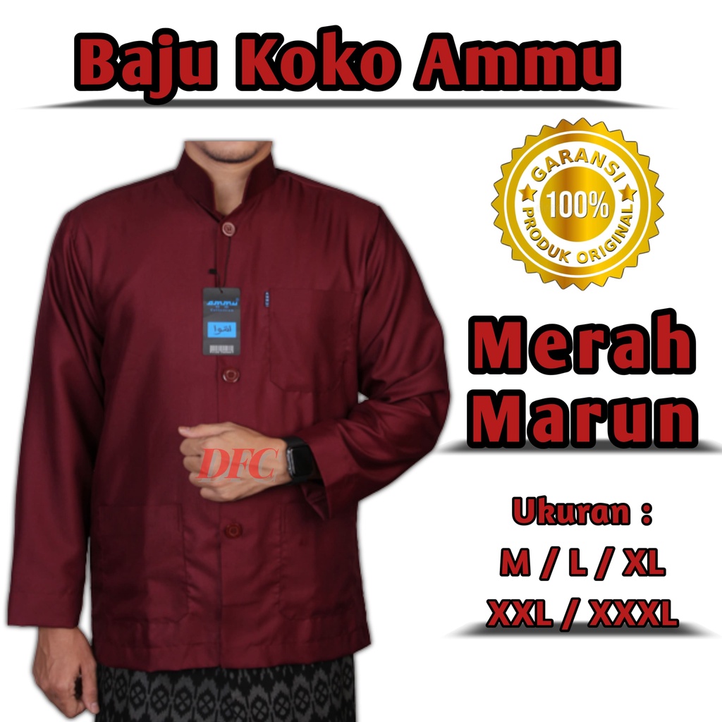 Baju Koko Ammu Khusus XXL dan XXXL