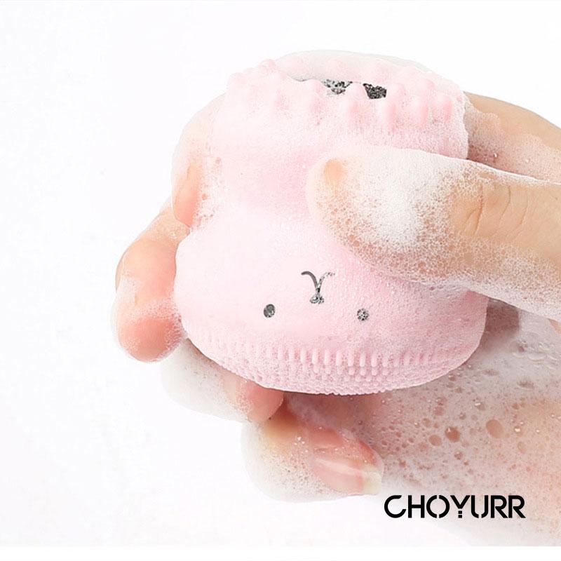 【COD】Alat Pembersih Wajah Silikon Gurita / Foamer Facial Cleanser Gurita Multifungsi Make Up Brush Cleansing Face Massage Murah -CH