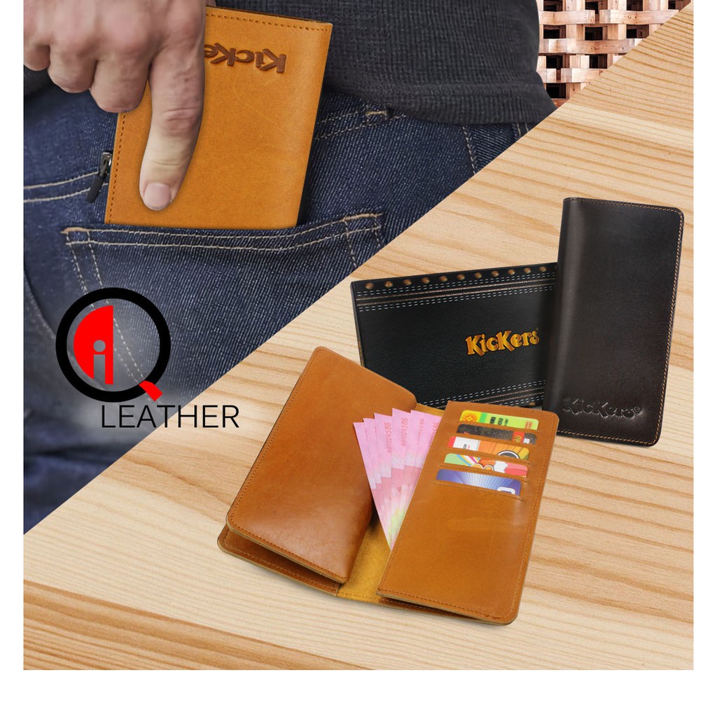 Dompet Kulit Panjang Kartu Lipat Dompet Panjang Full Kulit Sapi Asli F012