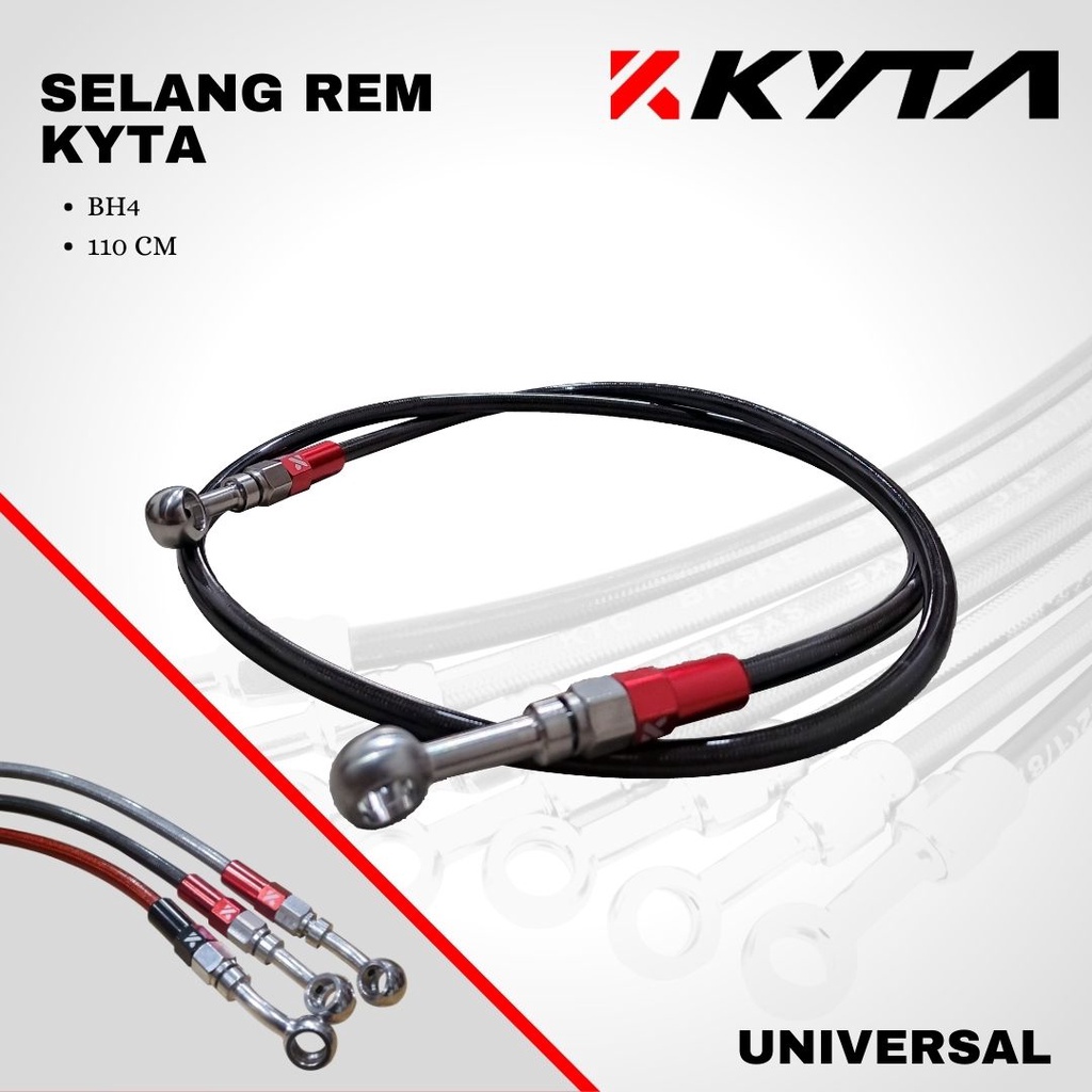 Selang rem 110 cm BH4 KTC KYTACO KYTA NMAX DEPAN