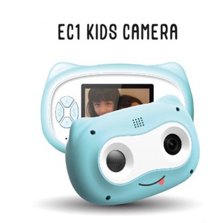 Mini Kamera Kids Anak OWL EC1 Camera Kids Action Cam Camera Digital HD BIRU