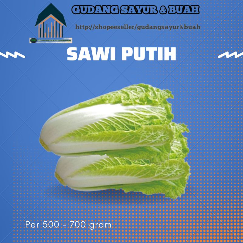 

SAWI PUTIH SEGAR 500-700 gr