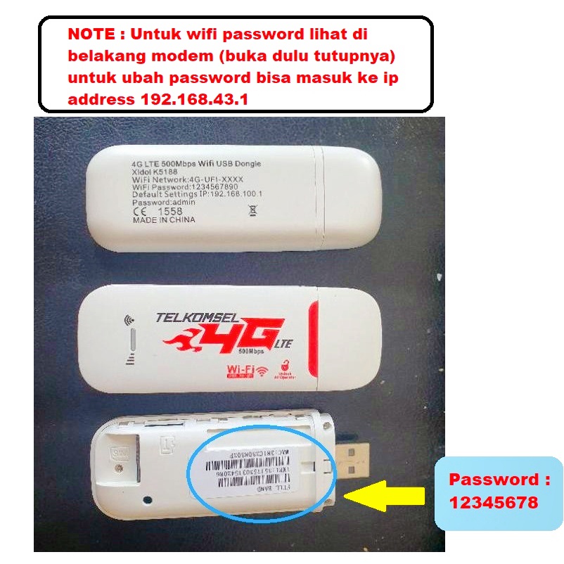 [Ready Stock] Modem WIFI USB 4g All Operator LTE Modem USB 500Mbps Modem Mifi COD Support 10 Devices