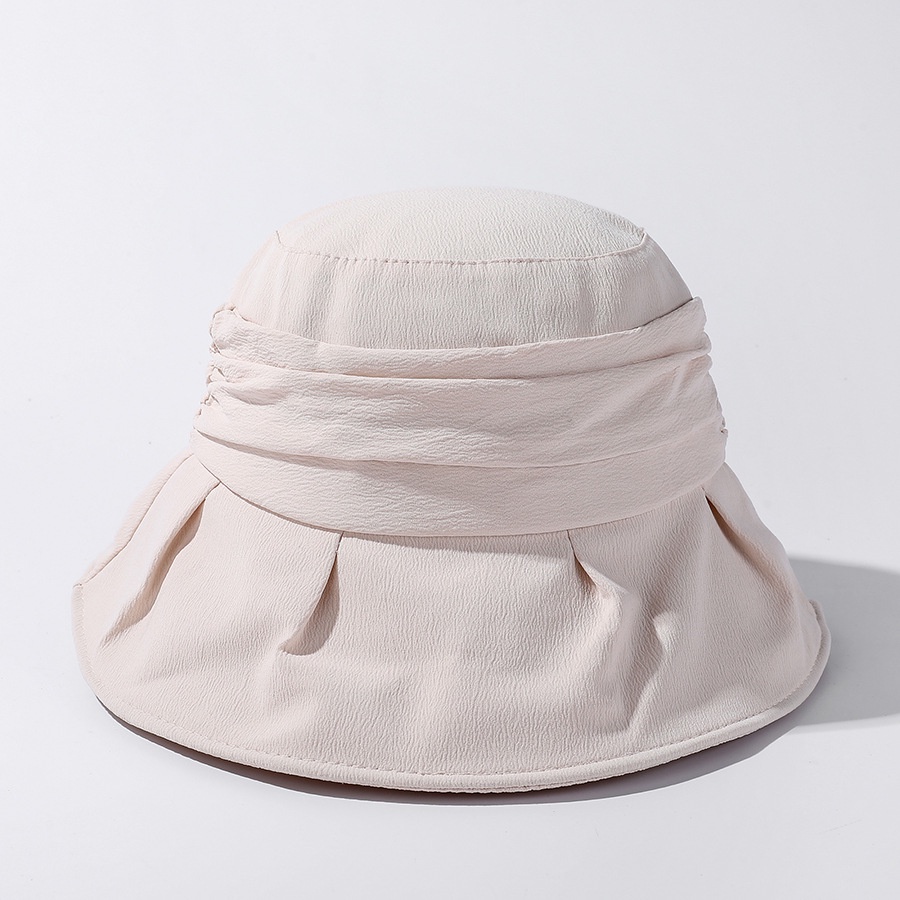 Topi Nelayan flat-top Lipit Gaya Korea Wanita