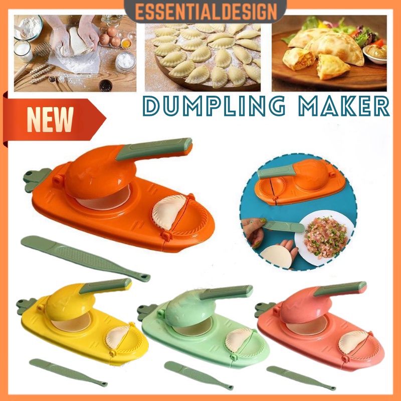 2in1 Dumpling Maker Dumpling Mold DIY Pembungkus Kulit Pangsit Cetakan Adonan Press Membuat Dapur Baking Dumpling Tool