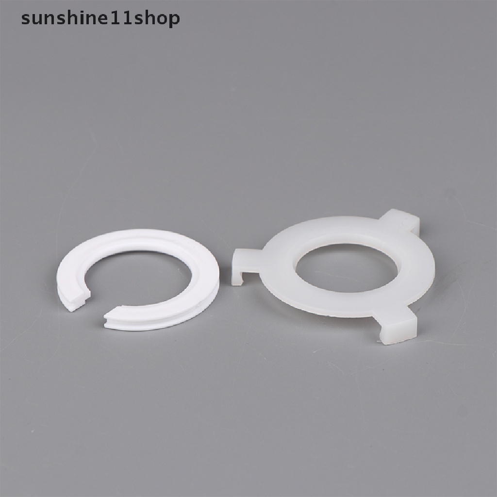 Sho 5Pcs E27 Ke E14 Kap Lampu Lamp Light Shades Socket Cincin Pengecil Adaptor Washer Putih Penutup Lampu Aksesoris N