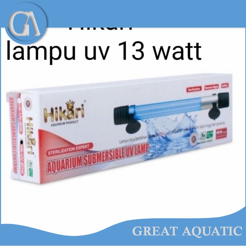 lampu uv 13 WATT aquarium hikari UV  13 watt