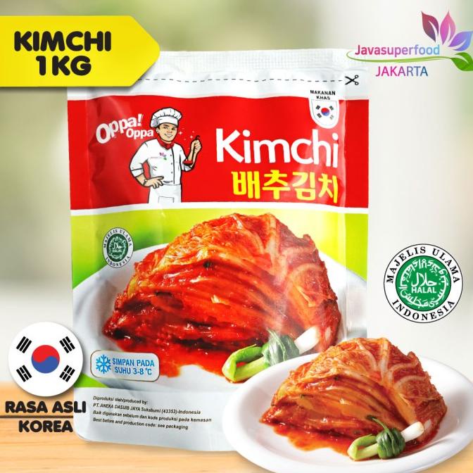 

KIMCHI Sawi Fresh / Kimchi Halal / Kimchi Korea 1KG - Makanan Korea TERLARIS