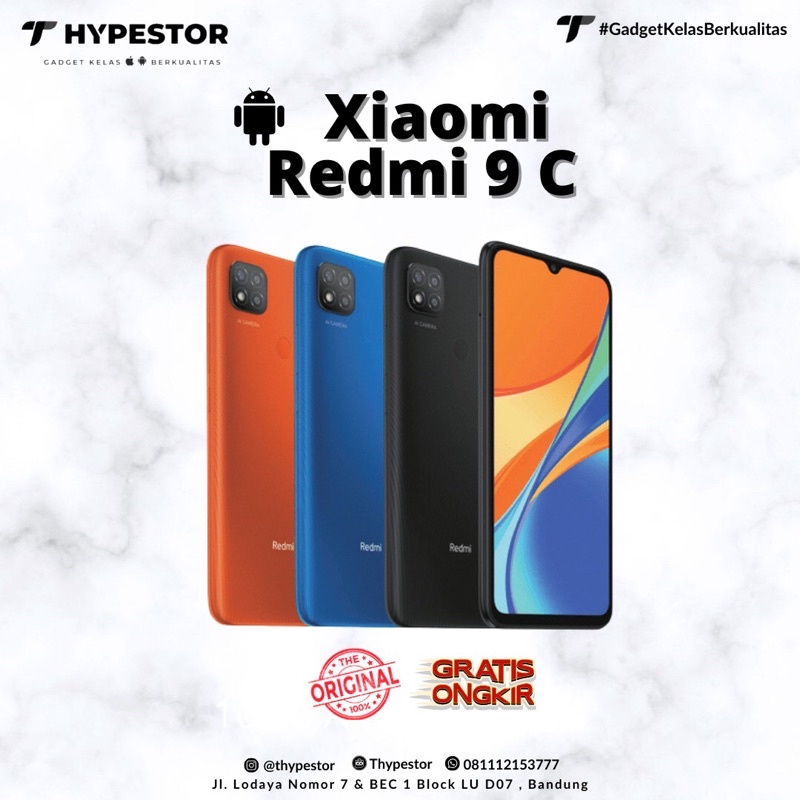 XIAOMI REDMI 9C GARANSI RESMI XIAOMI INDONESIA