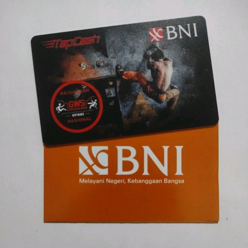 Tapcash BNI GWS GIRIGAHAN - Wall Climbing /Like eMoney eTOLL Flazz BRIZZI