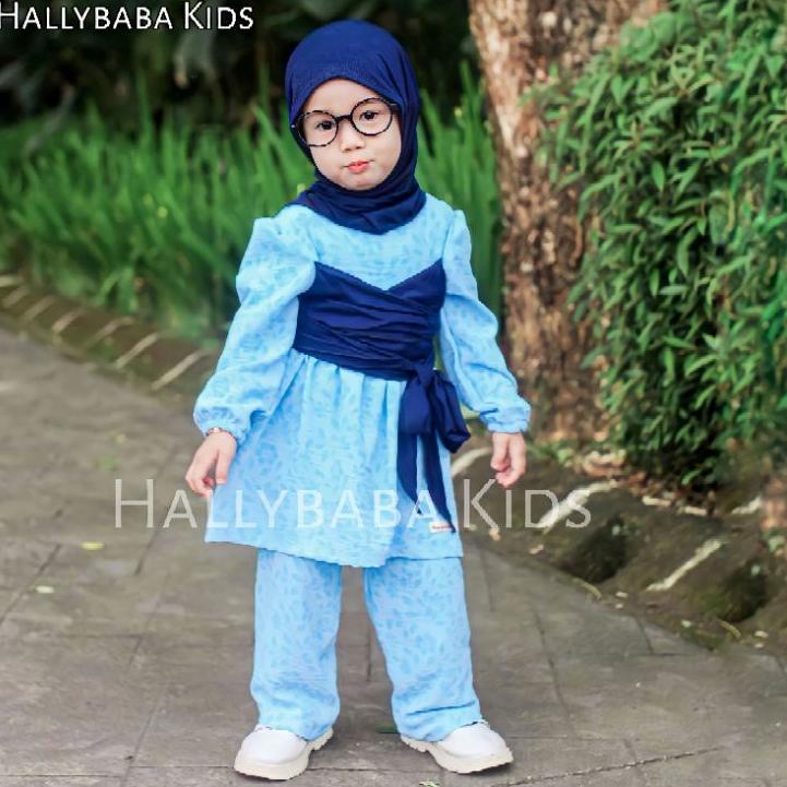 [Bisa Cod] 1-7TH SETELAN LESTI VIRAL ANAK PREMIUM CRINKLE PANAMA IMPORT SETELAN VIRAL ANAK LESTI SET