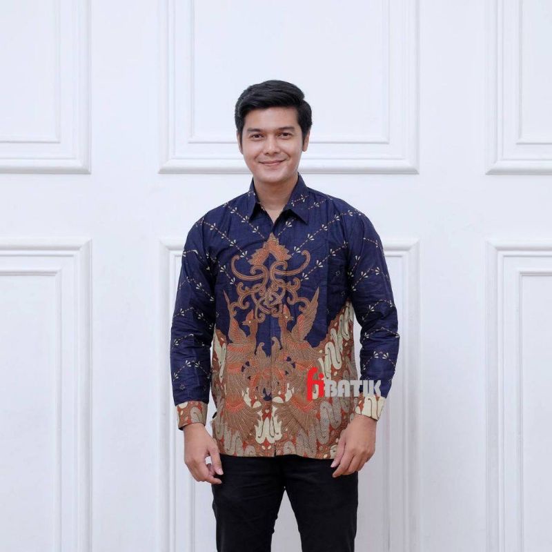 Couple Batik Ayah Dan Anak Laki-laki Lengan Panjang// Kemeja Batik Pria Dewasa Dan Anak Cowok Size M L XL XXL 3L