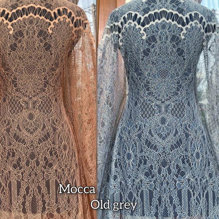 ✦ (TERMURAH) CHANTILLY, SANTILI, BROKAT SANTILI, BRUKAT SANTILI, SEMI PRANCIS, BROKAT HALUS ♂