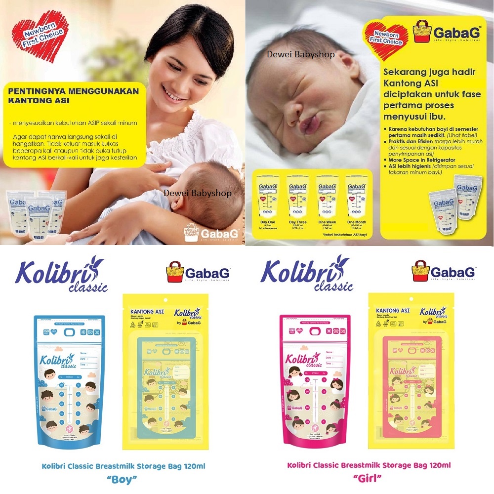 Kantung Plastik Gabag Simpan Isi Asi Breast Milk-Tas Penyimpan Tempat BreastMilk-Kantong Storage Bag