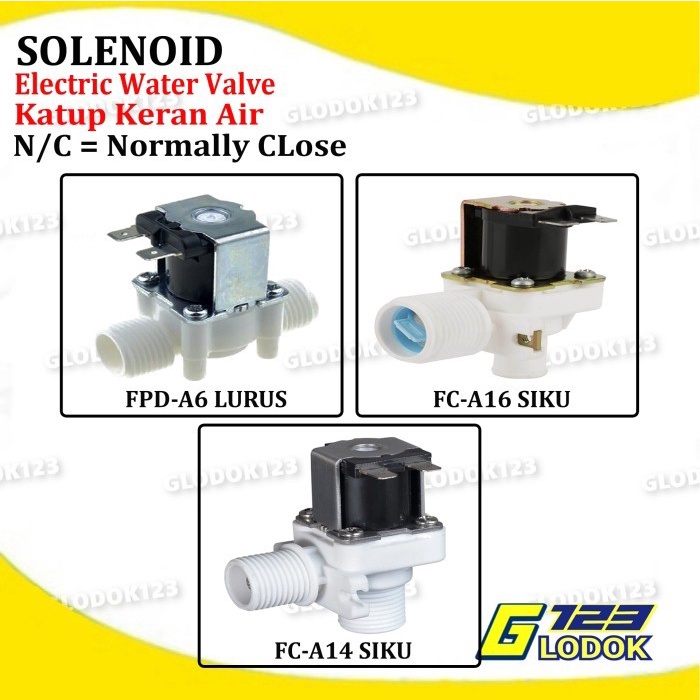 Electric Water Selenoid Valve Control Switch AC 220V DC 12V NC 1/2&quot;