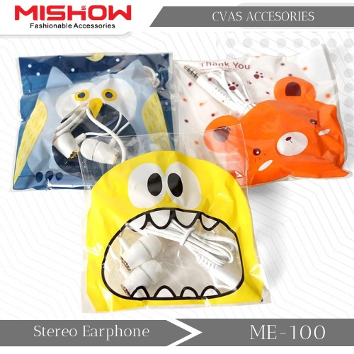 MISHOW Earphone ME-100 / STEREO HEADSET MISHOW / Earphone + MIC Mishow / Earphone Extra Bass