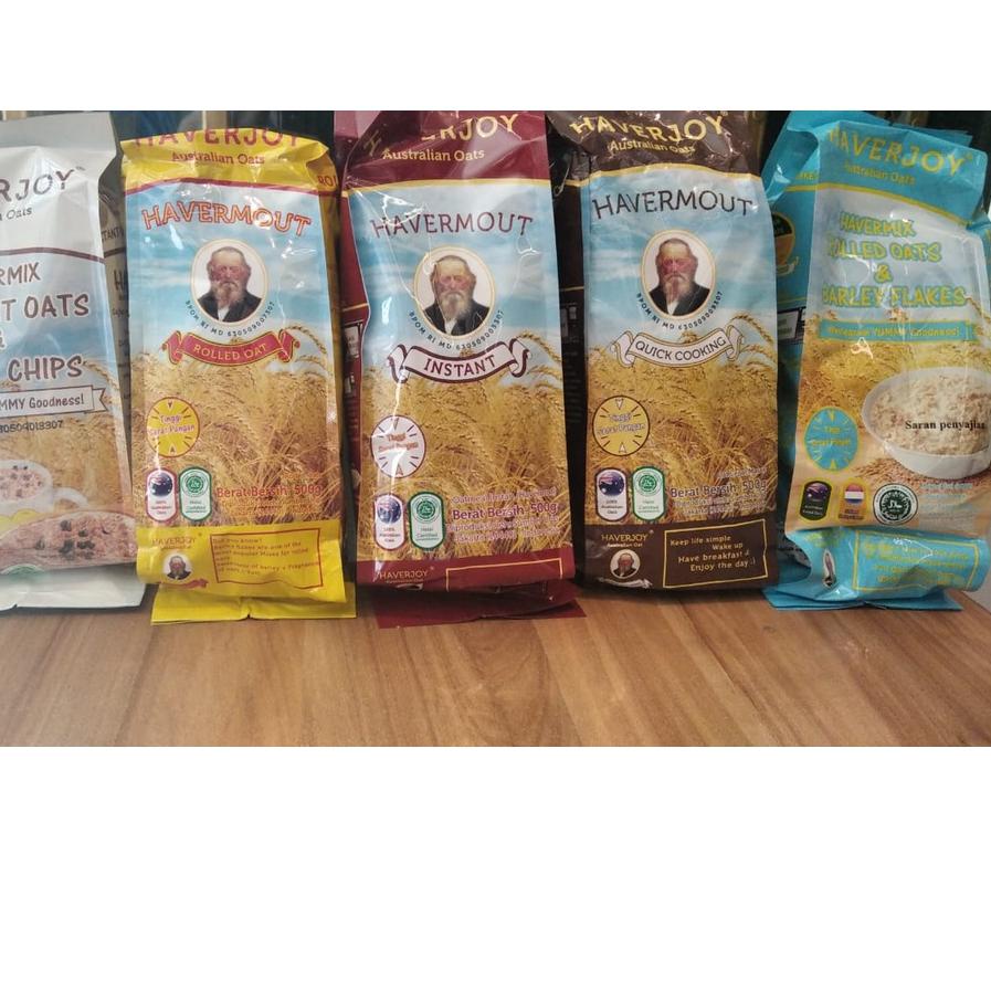 

12.12 HARGA GROSIR Haverjoy Rolled Instan Oat 1000 gram Havermix Havermut serbuuu !