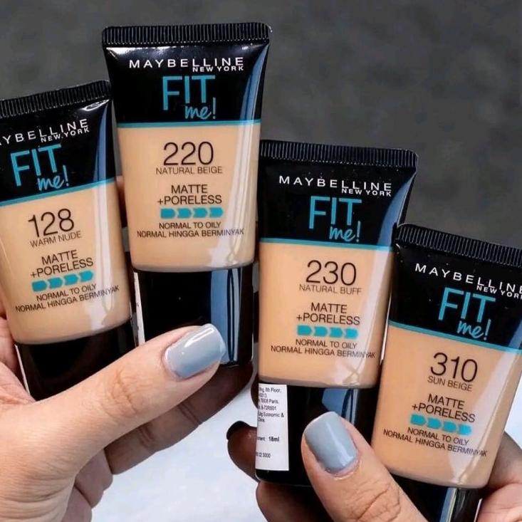STAR BRANDS MAYBELLINE FIT ME Foundation tube matte porless 18ml 100%original garansi ??