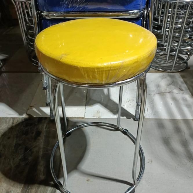 Kursi Bakso Besi Bulat/Bangku Bakso Susun Cafe Resto